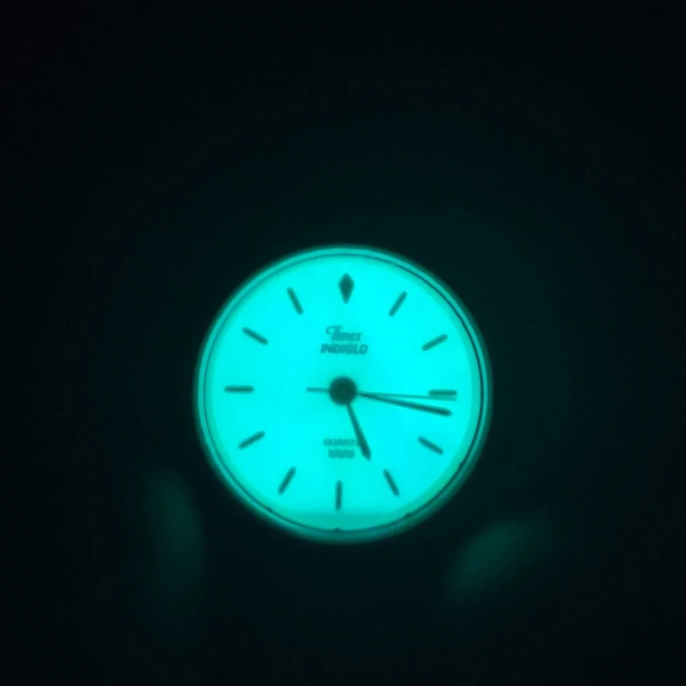 Vintage‎ 1993 Timex Indiglo Mother of Pearl 27mm Women's Quartz Watch Size 5.5
